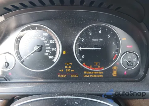 2011 BMW 535I из США, поврежденный, VIN WBAFR7C55BC602908